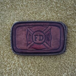 Fire department Brown Belt Buckle